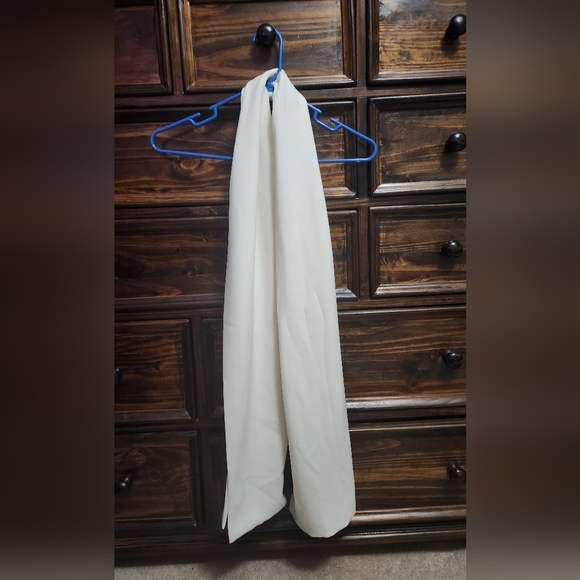 White blazer with scarf - Picture 2 of 2